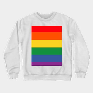 Rainbow Pattern Crewneck Sweatshirt